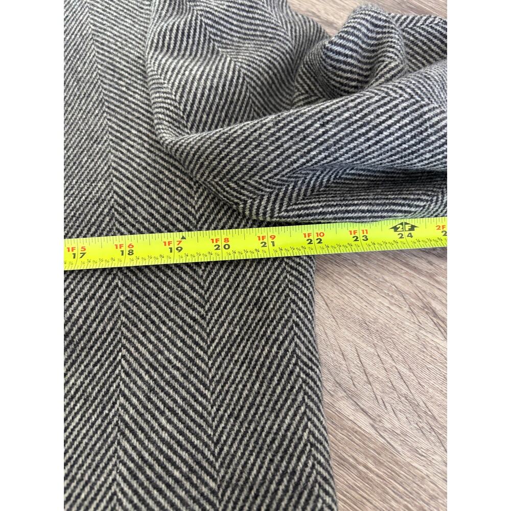 Canali Italian Herringbone Wool Coat Mens Size 36 52 - Picture 9 of 11